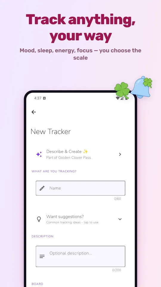 Track anything, your way