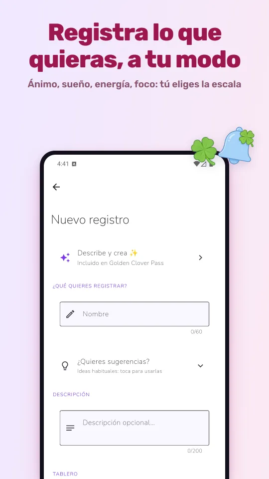 Registra lo que quieras, a tu modo
