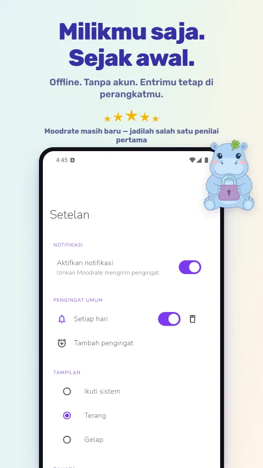 Milikmu saja. Sejak awal.