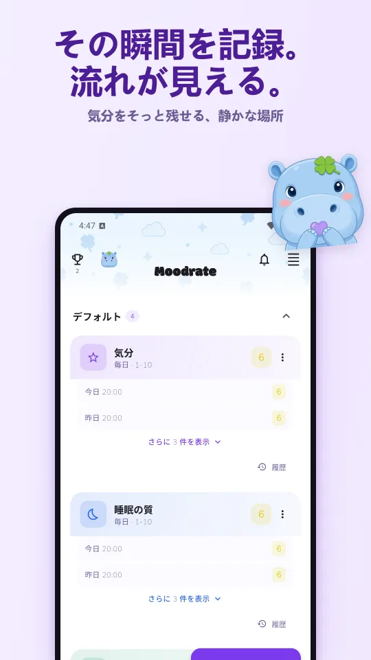 その瞬間を記録。 流れが見える。